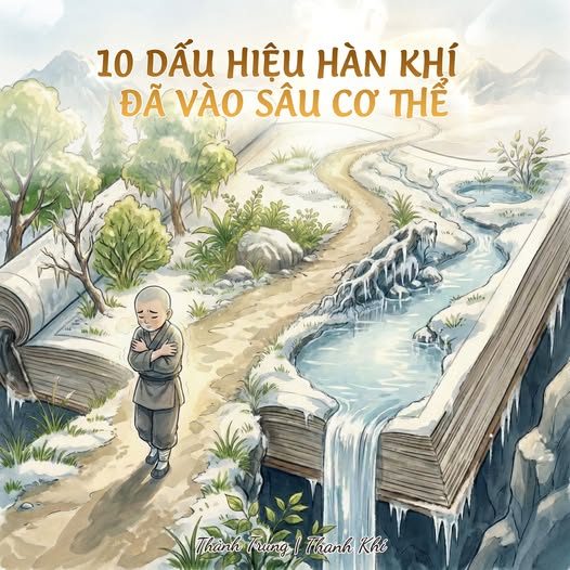 10 DẤU HIỆU — HÀN KHÍ ĐÃ ĐI SÂU VÀO CƠ THỂ