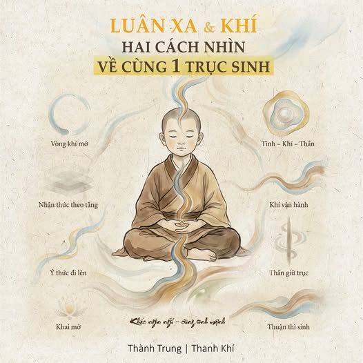 LUÂN XA VÀ KHÍ — HAI CON ĐƯỜNG - MỘT TRỤC QUY CHIẾU — VÌ SAO NHIỀU NGƯỜI CẢM THẤY YOGA “ĐÚNG”, — NHƯNG KHÔNG GIẢI THÍCH ĐƯỢC BẰNG ĐÔNG Y?