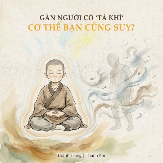 VÌ SAO CÓ NHỮNG NGƯỜI, — CHỈ Ở GẦN MỘT LÚC LÀ TA ĐÃ THẤY MỆT? — Có một trải nghiệm rất quen: — Không làm gì nặng — Không vận động nhiều — Không thiếu ngủ — Nhưng chỉ sau khi: — ▪︎ Ở cạnh một người nhất định — ▪︎ Trò chuyện một lúc — ▪︎ Hoặc cùng làm việc trong một không gian