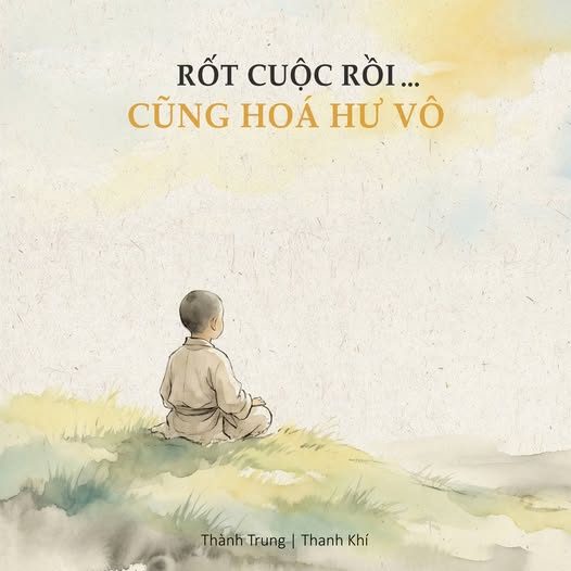 ĐÓNG SÁCH LẠI VÀ TỰ THẤY MÌNH... HÓA "HƯ VÔ" — Đọc Nội Kinh đến giờ này, tự dưng một cái nhận nó tự đến, cảm giác nhẹ như một làn hơi: "Con người, rốt cuộc cũng là Hư Vô." — Ngày trước, nghe hai chữ "Hư Vô", mình hơi ngại. Ngại cái cảm giác trống rỗng, vô nghĩa, sợ sự biến mất. Mình cứ nghĩ sống là cần "Có". Cần có danh, có lợi, có cái Tôi thật to để khẳng định mình là ai giữa cuộc đời này. — Nhưng càng "ngồi yên lại", càng thấy cái từ "Hư Vô" khiến người ta cảm giác nhẹ vô cùng, thanh thản như một cái thở dài, dễ chịu và bình yên. . — Hóa ra, thân xác này là mượn của Đất. Hơi thở này là vay của Trời. Con người giống như những dòng khí tụ lại rồi tan ra, như sóng nhô lên từ biển rồi lại vỗ về đại dương. Chẳng có gì thực sự là "Của Mình" để mà nắm chặt, để mà đau khổ khi mất đi cả. — Nội Kinh có một câu : "Điềm đạm hư vô, Chân khí tòng chi". — Mới hay, sở dĩ ta bệnh, ta khổ là vì ta quá "Đầy". — Ta đầy những toan tính, đầy những giận hờn, đầy những áp lực phải trở thành "Ai đó".