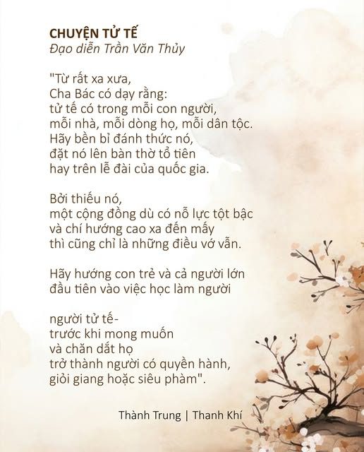 Định bắt đầu chọn làm 1 điều gì đó lớn lao — Thì bắt đầu từ việc chọn làm 1 người... — Tử tế với nhân gian. — Quan trọng vẫn là tử tế với bản thân, — với cơ thể, với 1 lối sống nhân hoà, thiên thuận!!